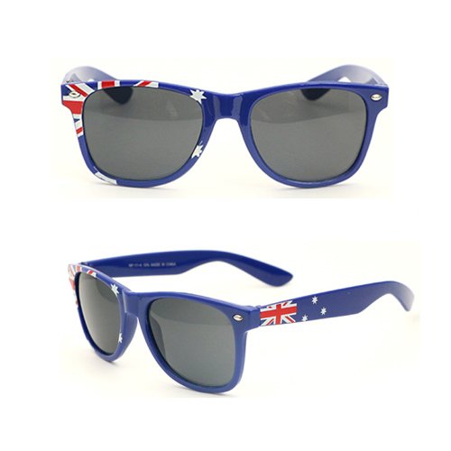Australia plastic custom logo sunglasses