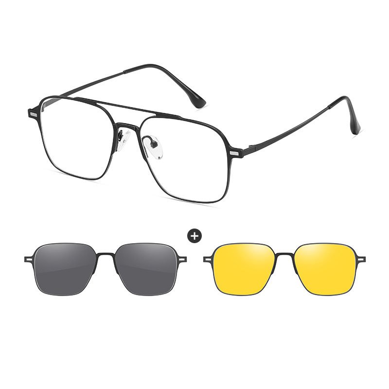 glasses with clip on sunglasses