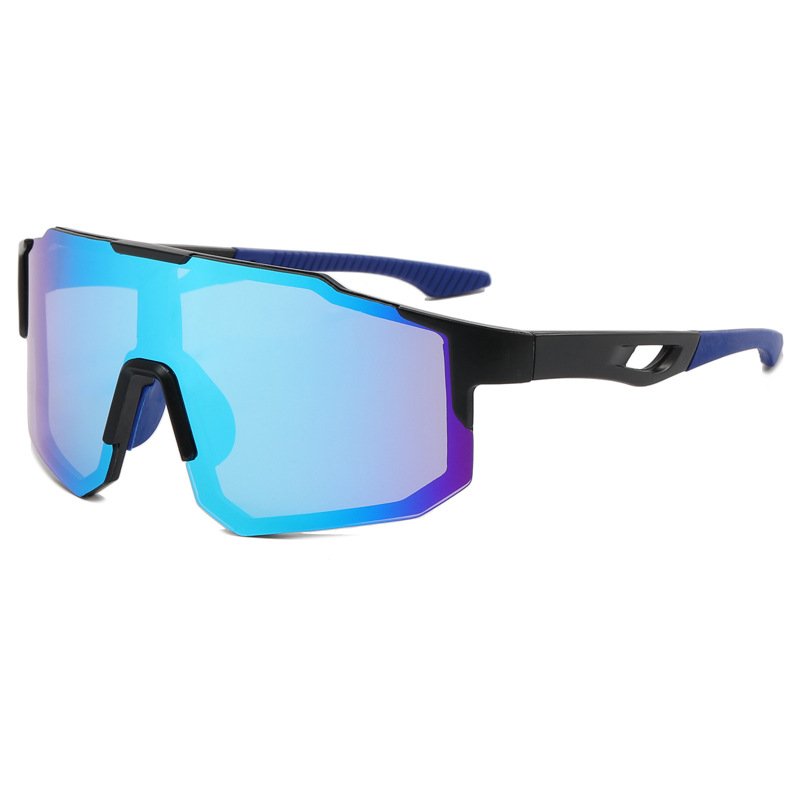 Arctic Blue Shield Men's Sunglasses Wholesale