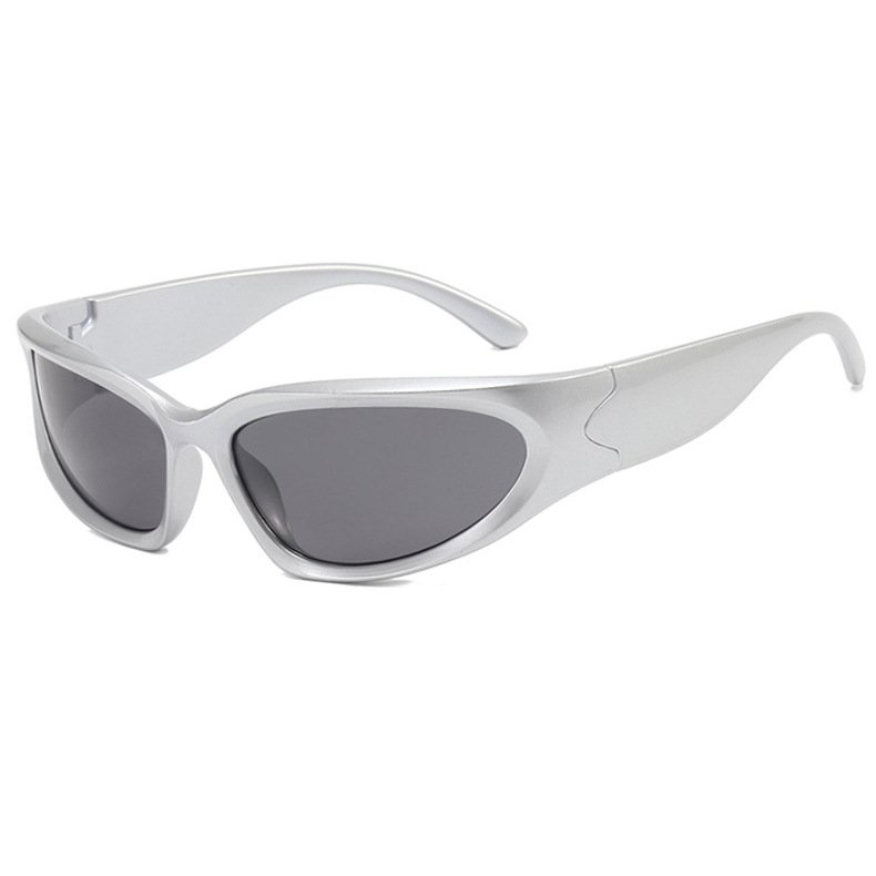 y2k silver sunglasses